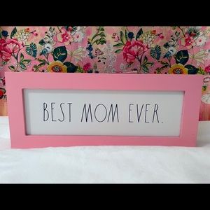 Rae Dunn BEST MOM EVER sign